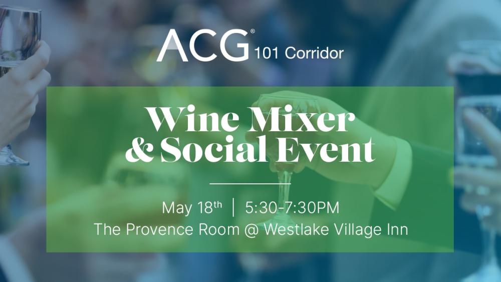 ACG 101's Wine Mixer & Social Event ACG 101 Corridor